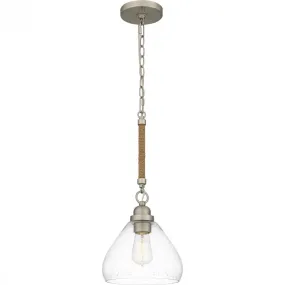 1 Light Quoizel Piccolo Pendant Model: QPP5635BN