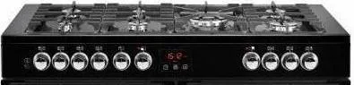 110cm 'Cookcenter' Dual Fuel Range Cooker | Black