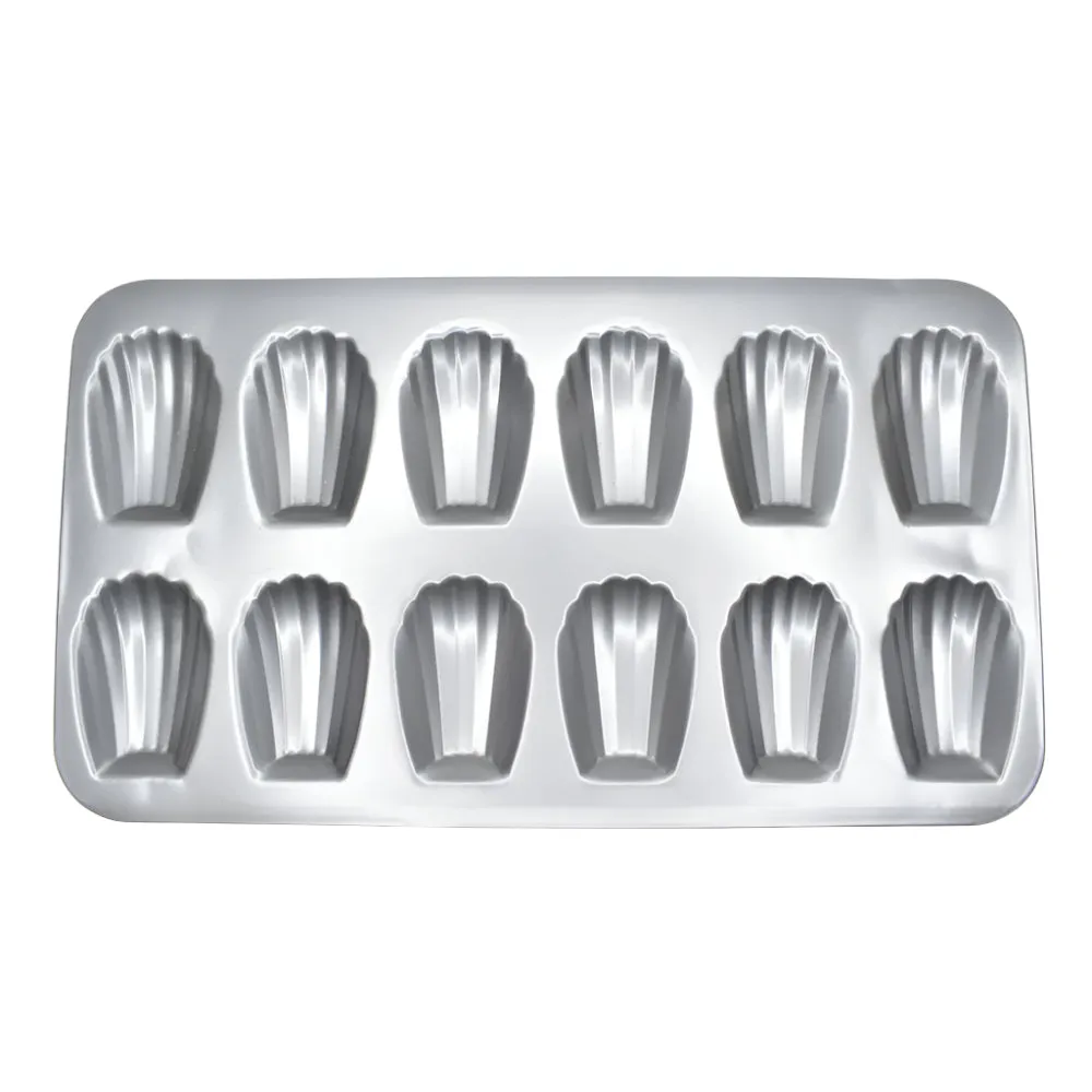 12 in 1 Madeleine Muffin & Cupcake Baking Tray – Non-Stick Bakeware BT205