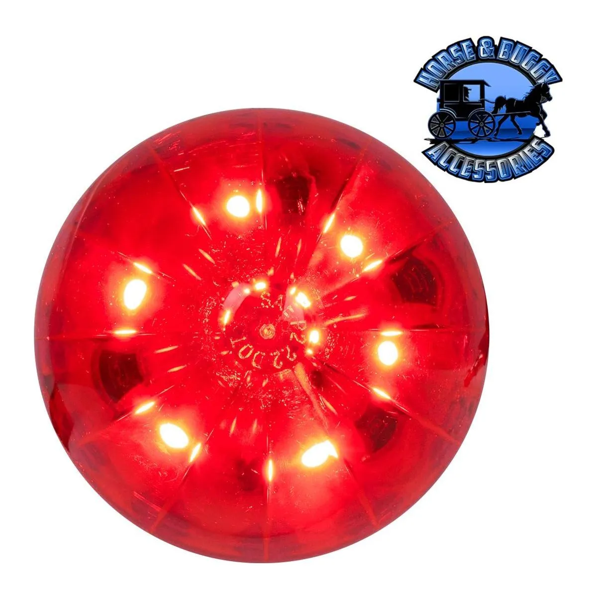 2 1/2" Watermelon sealed led grommet mount