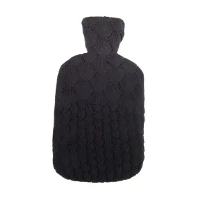 2 Litre Sanger Hot Water Bottle with Knitted Shell Cotton Cover