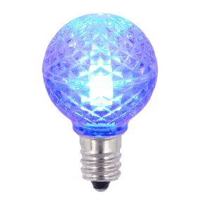 25PK - Vickerman Blue Faceted G30 LED Replacement Bulb