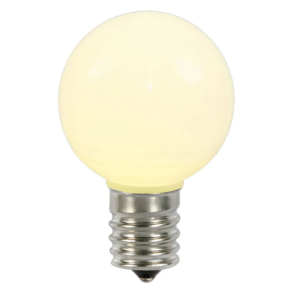 25PK - Vickerman Warm White Ceramic G50 LED Replacement Bulb