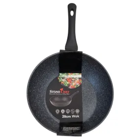 28cm Non-Stick Forged Aluminium Wok, PFOA-Free, Stonechef