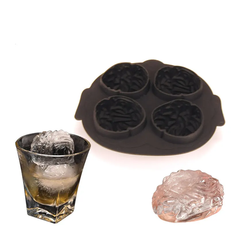 2x Halloween Xmas Christmas Gifts Decoration Creative Ice Cubes Mold DIY Baking Utensils