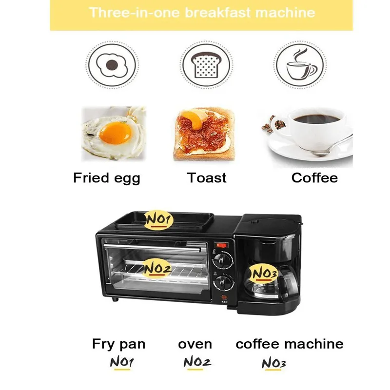 3-in-1 Home Multi-Functional Breakfast Maker -IA-15