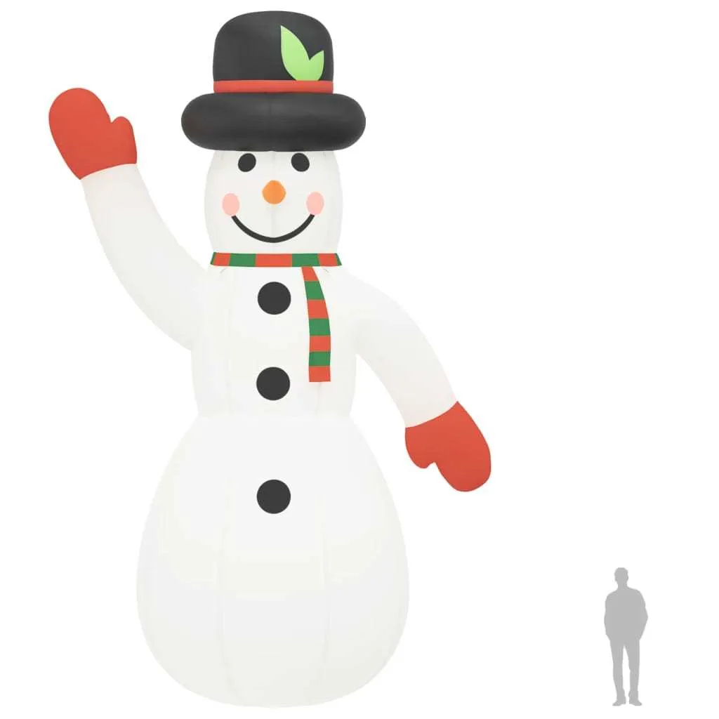 33 Foot Christmas Inflatable Snowman with LEDs inside