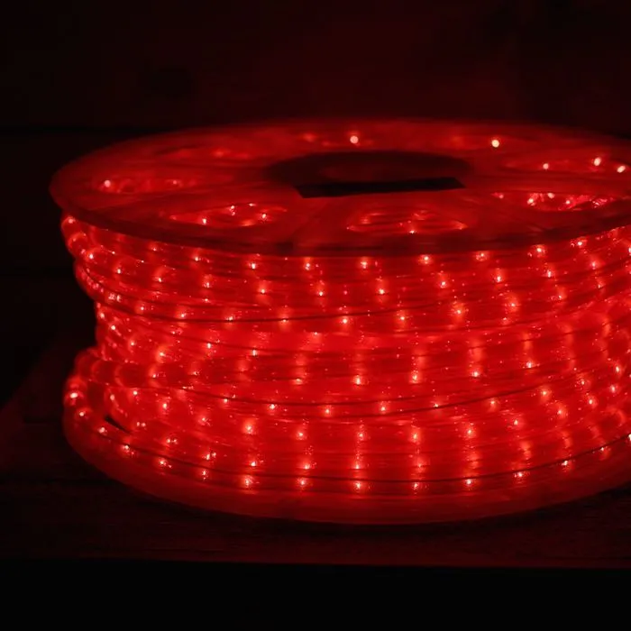 3/8" Red Incandescent Rope Lights