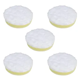 3" Microfiber Polishing Pad Yellow Medium Density Foam (Pack of 5)