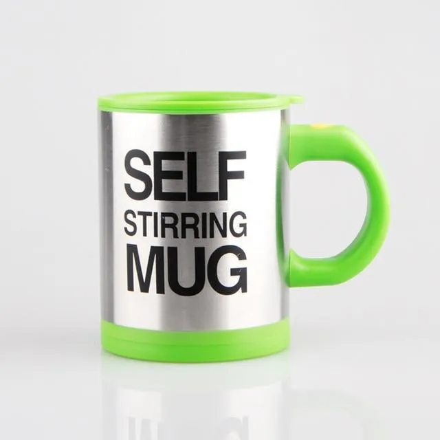 400ml Stainless Steel Automatic Self Stirring Mug with Lid