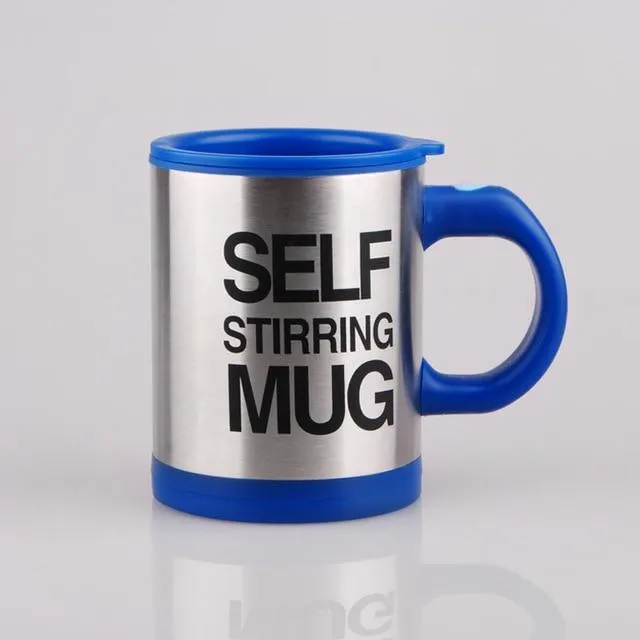 400ml Stainless Steel Automatic Self Stirring Mug with Lid