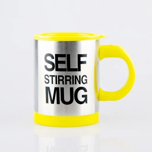 400ml Stainless Steel Automatic Self Stirring Mug with Lid