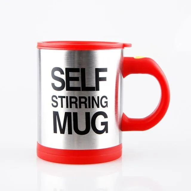 400ml Stainless Steel Automatic Self Stirring Mug with Lid