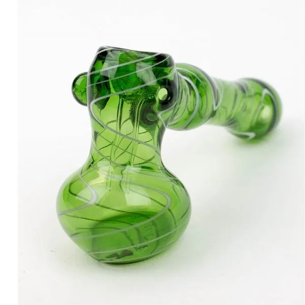 5.5" Green Hammer Bubbler