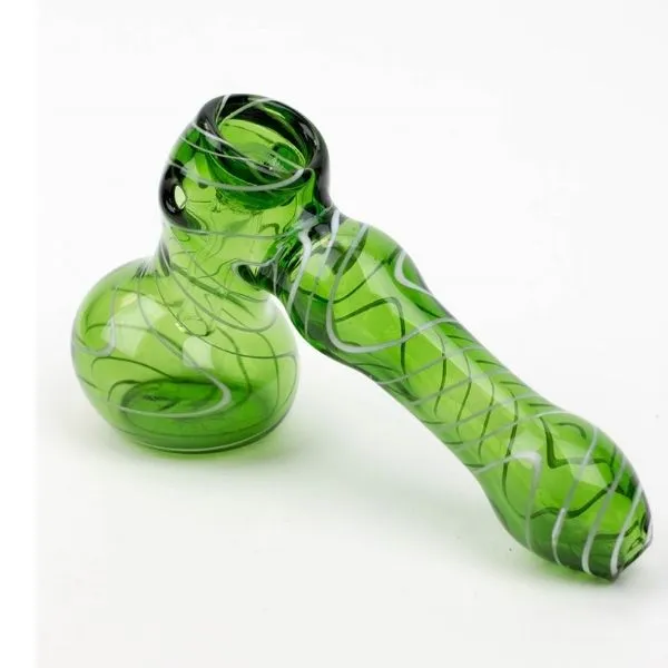 5.5" Green Hammer Bubbler