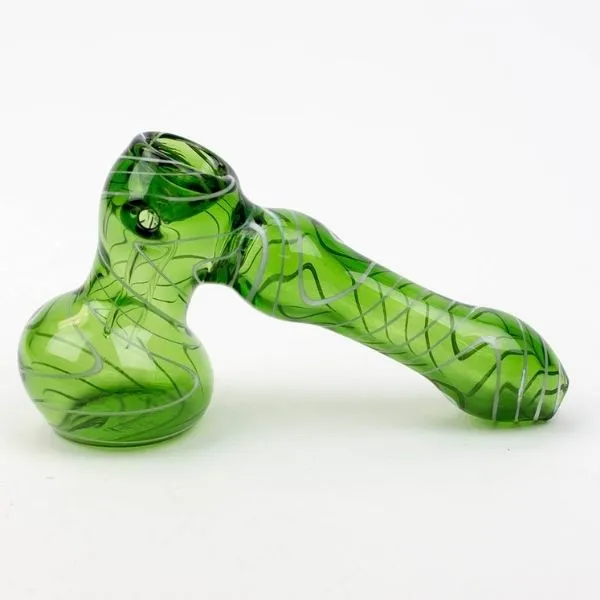 5.5" Green Hammer Bubbler