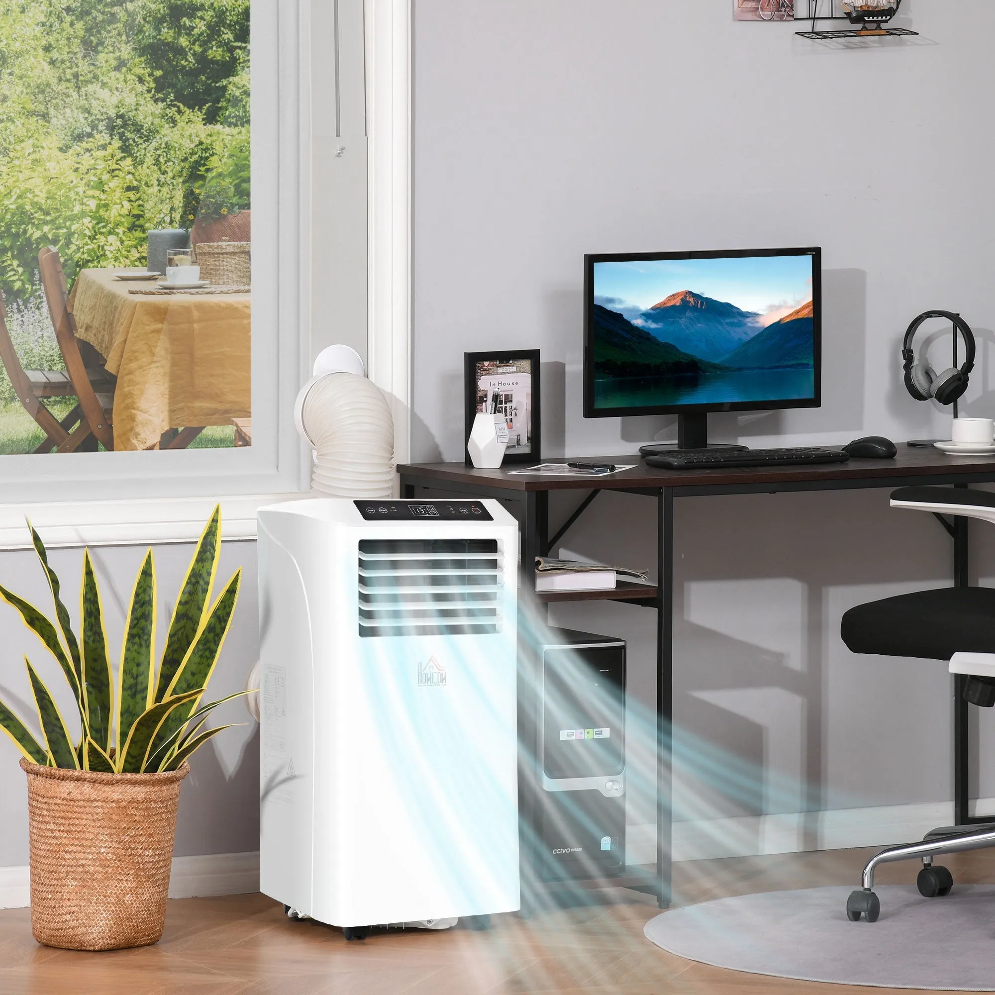 A Rated 10,000 BTU Portable Air Conditioner With 24 Hour Timer