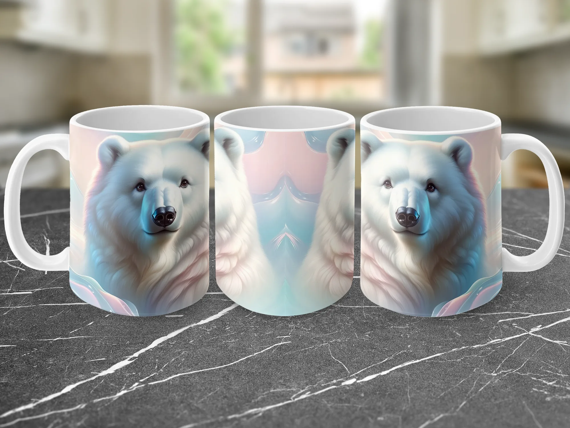 Adorable Charismatic Polar Bear Coffee mug Funny Animal Mug, Animal Lover Gifts, Cute Animal Lover Mug, Christmas Gift Ideas