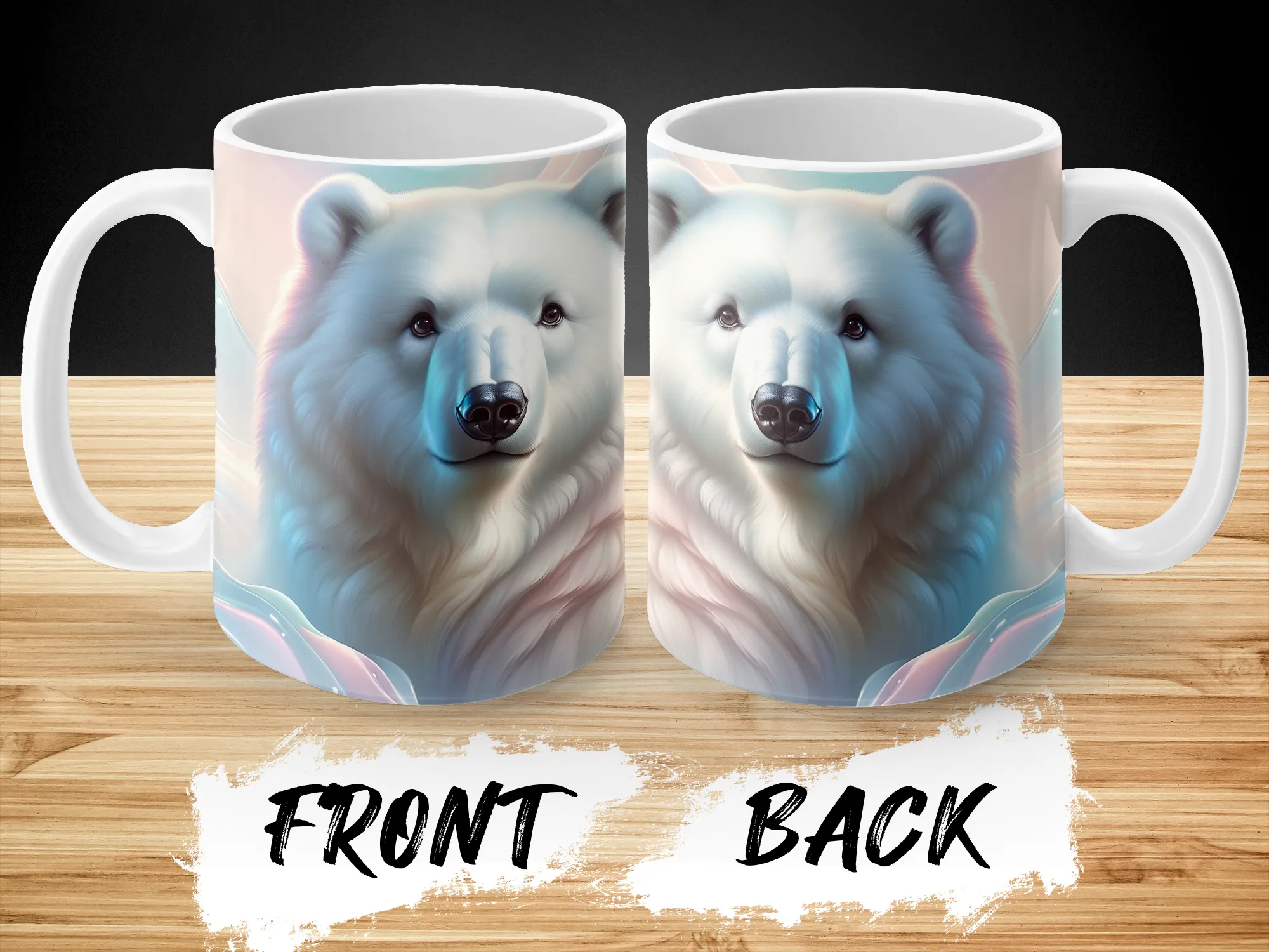 Adorable Charismatic Polar Bear Coffee mug Funny Animal Mug, Animal Lover Gifts, Cute Animal Lover Mug, Christmas Gift Ideas