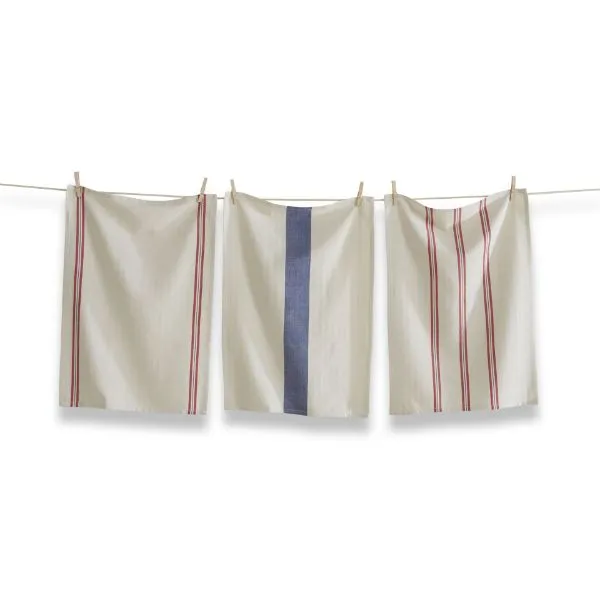 Americana Stripe Dishtowel Set of 3