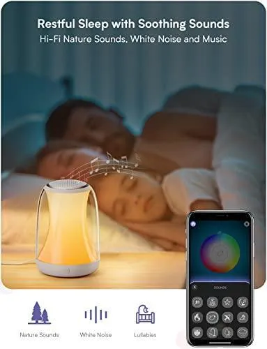 APP Control White Noise Smart Sound Machine Night Light