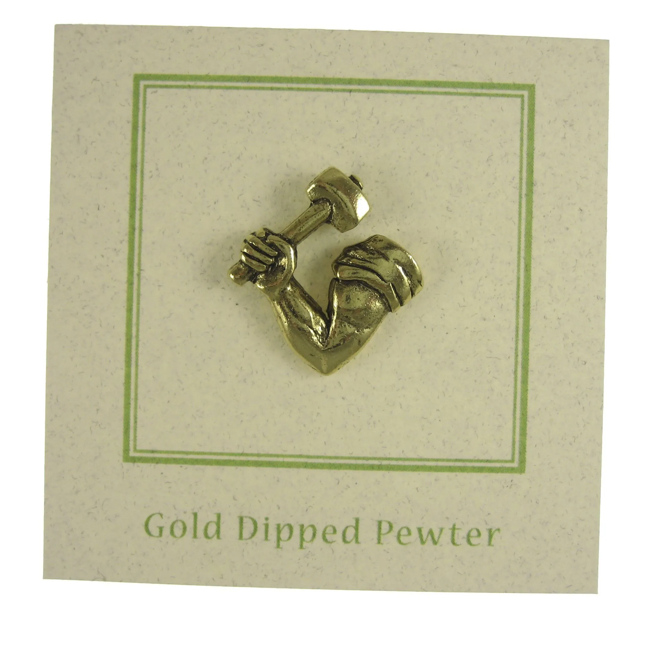 Arm and Hammer Gold Lapel Pin