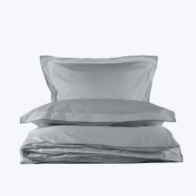 Aura Cotton Percale Duvet