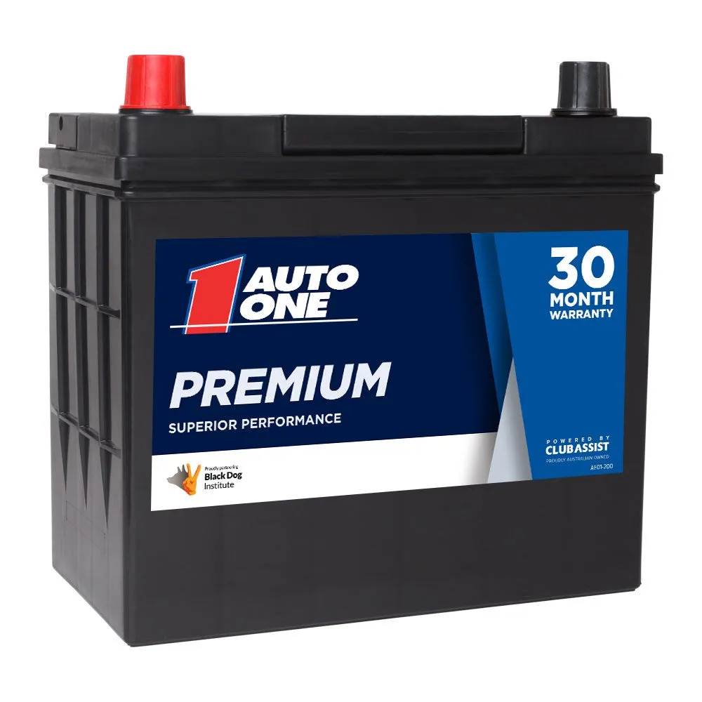 Auto One 2135 Premium Calcium Maintenance-Free 12V Battery (NS60S Size, 430CCA, 71RC, 45Ah)