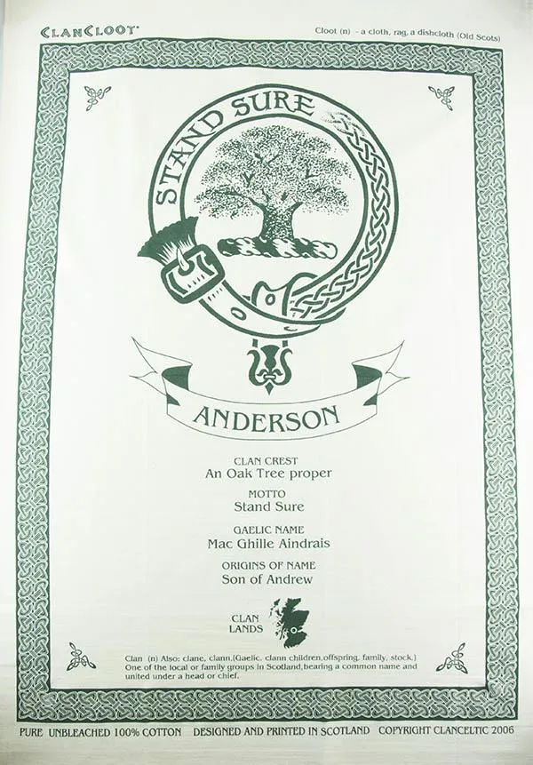 Barclay Clan Tea Towel