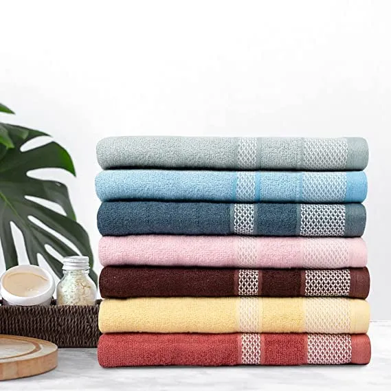 BePlush Zero Twist Bamboo Towels for Bath Large Size | Ultra Soft, Highly Absorbent,Quick Dry, Anti Bacterial Bamboo Bath Towel for Men & Women || 450 GSM, 29 x 59 Inches Pack of 2