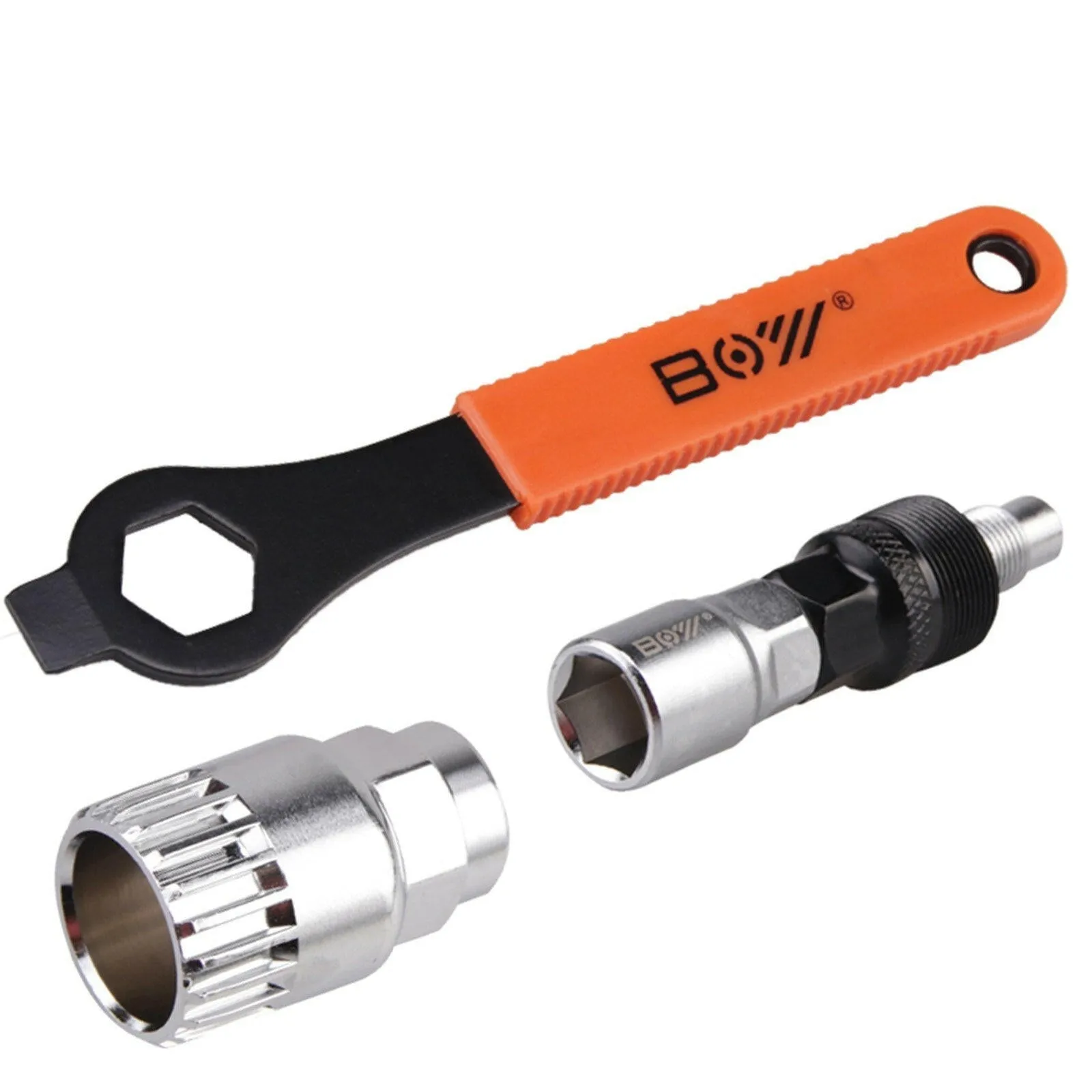 Bike Crank Extractor Puller Bottom Bracket Remover with 16mm Spanner Wrench Bicycle Crank Removal Tool Bike Repair Tool Kit