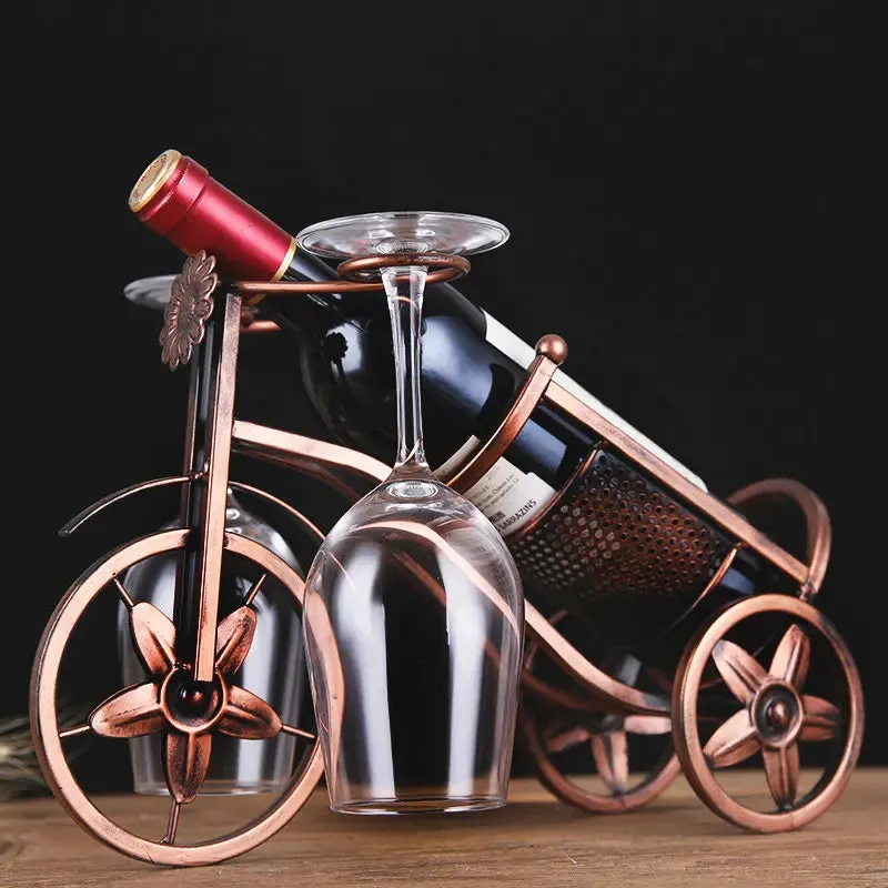 Bike Wine Rack Hanging Wine Glass