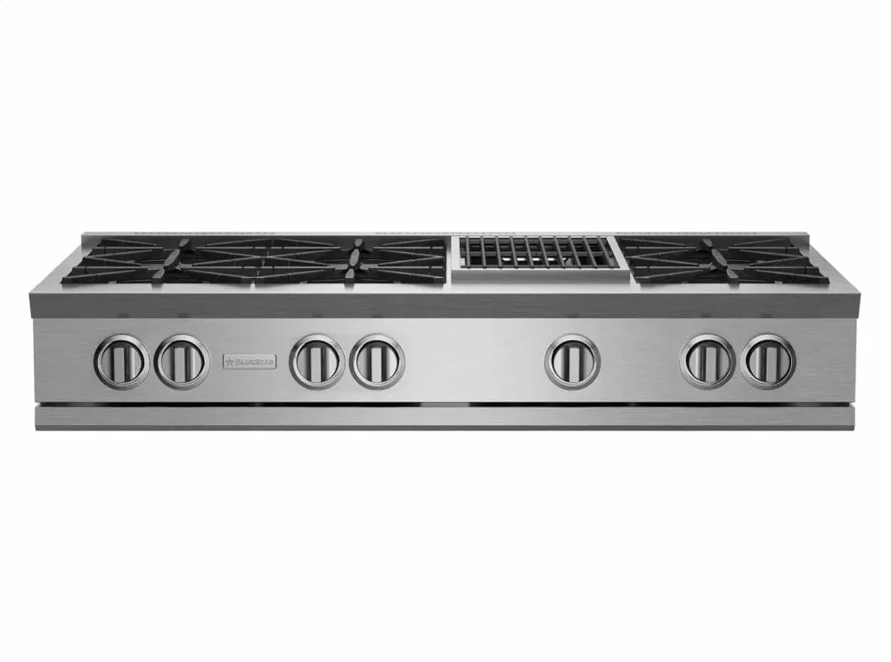 Bluestar RGTNB486CBV2 48" Rnb Rangetop With 12" Charbroiler