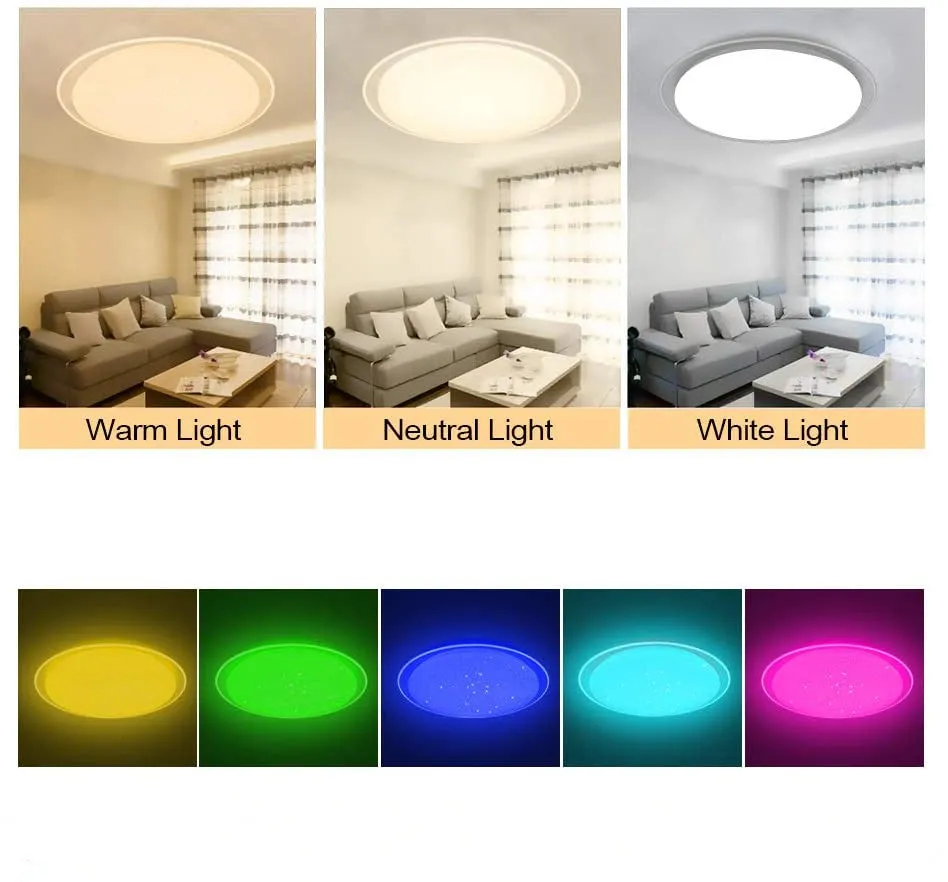 Bluetooth Smart Music App Controls The Led Ceiling Light