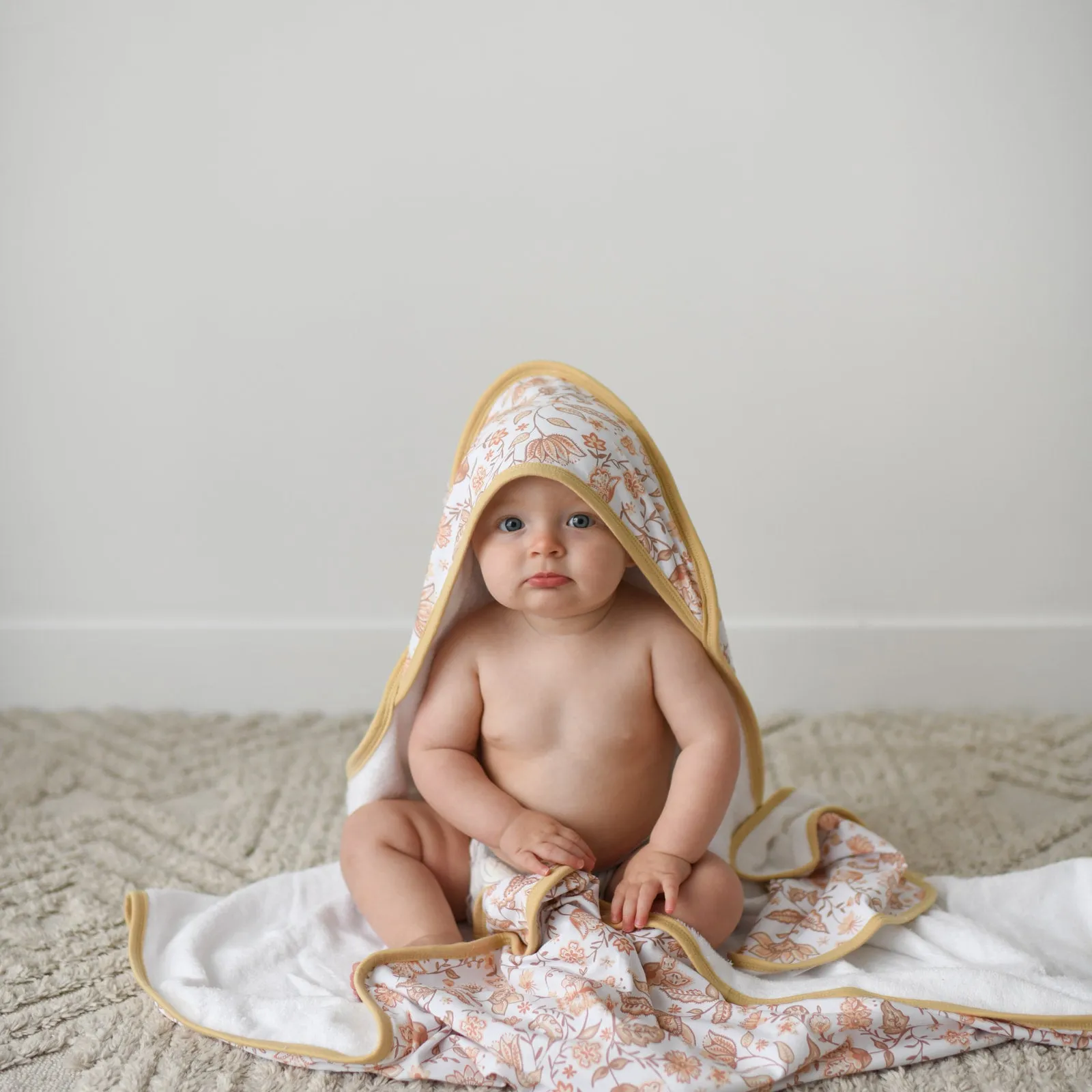 BOHEME Organic Cotton Hooded Bath Towel Set