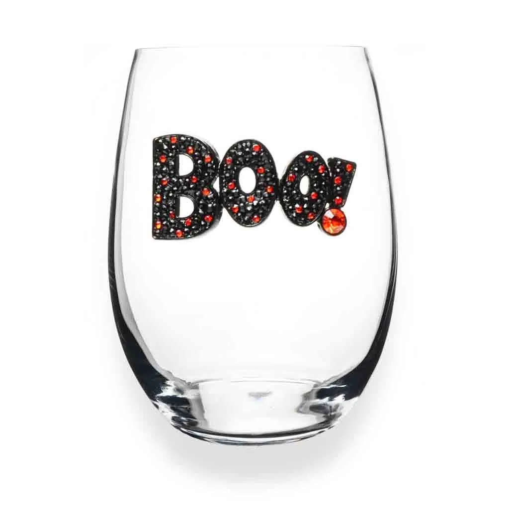 Boo Jeweled Glassware