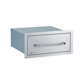 Bull 24-Inch Stainless Steel Large Single Access Drawer With Reveal