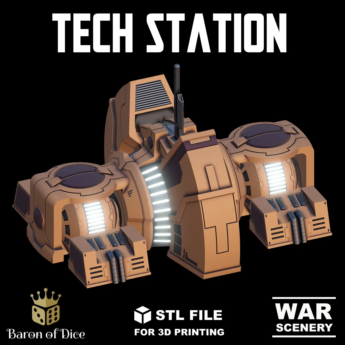 Cadre Tech Station (STL File)