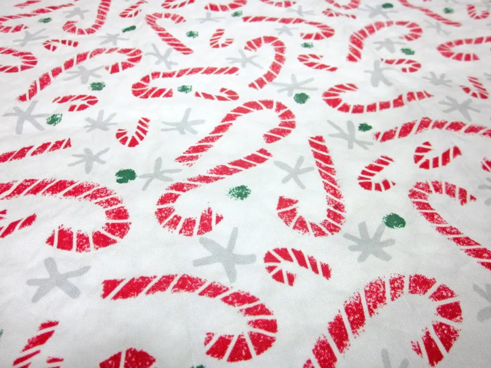 Candy Cane Lane Tea Towel - Linen/Cotton