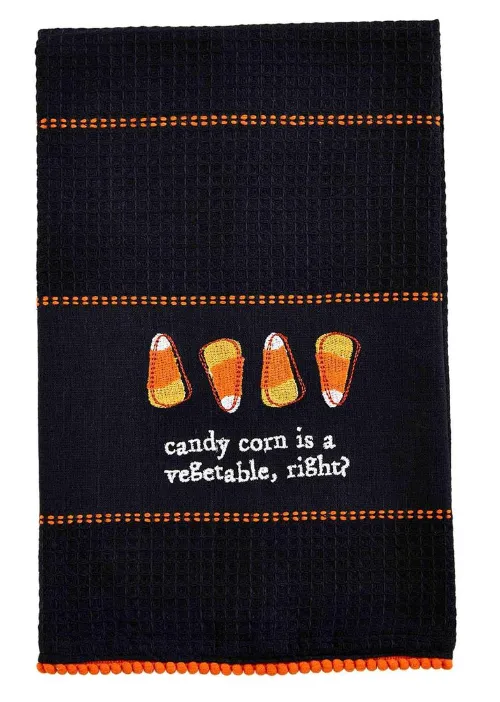 Candy Halloween Waffle Towel