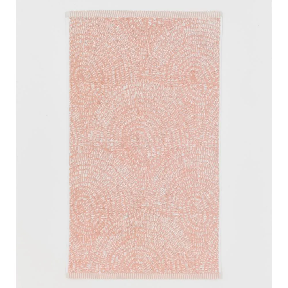 Cannes Decorative Cotton Towel - Pink