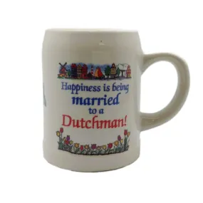 Ceramic Coffee Mug: Married to a Dutchman