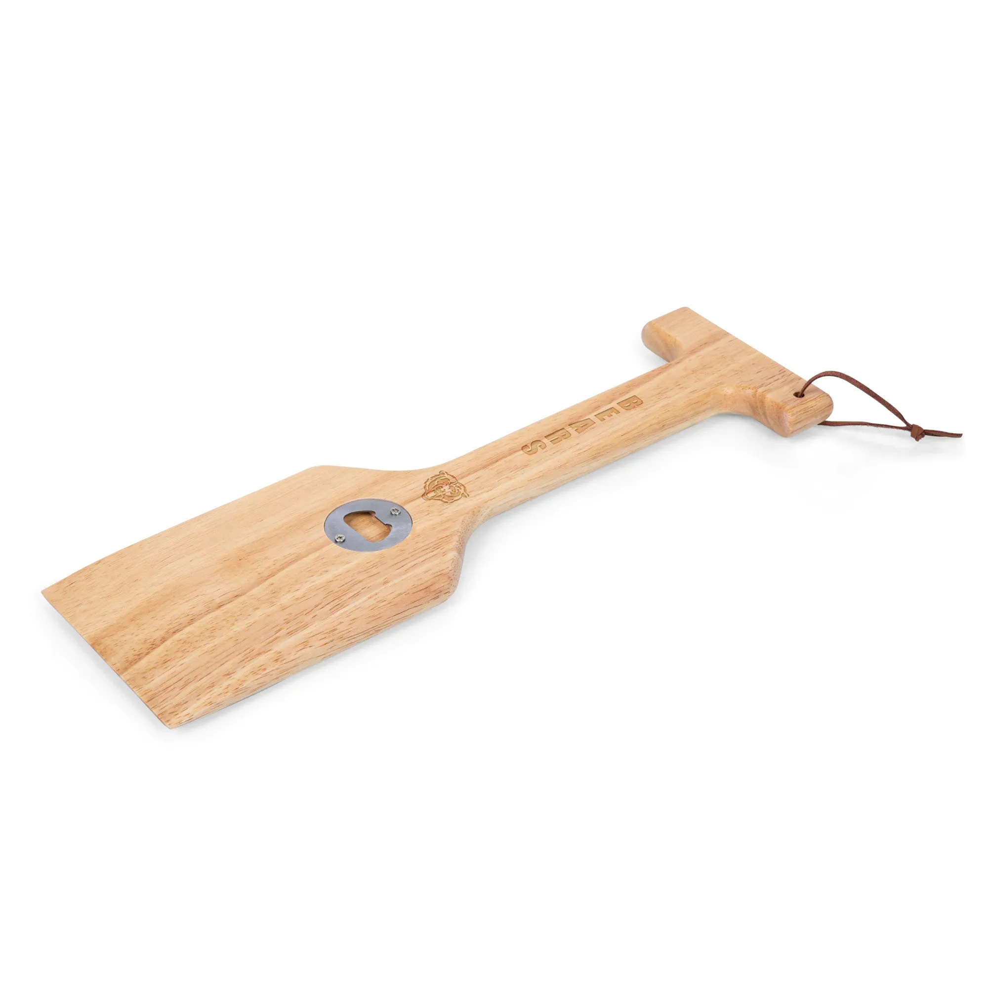 Chicago Bears - Hardwood BBQ Grill Scraper with Bottle Opener