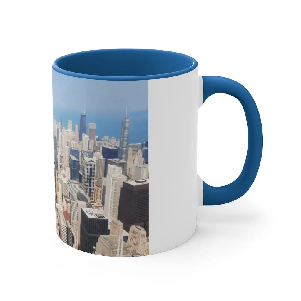 Chicago Skyline Accent Coffee Mug, 11oz