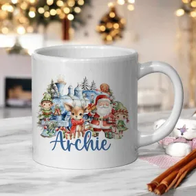 Children's Christmas Mug - 6oz Polymer Unbreakable Mug