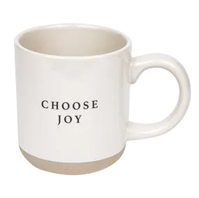 Choose Joy 14oz. Stoneware Coffee Mug