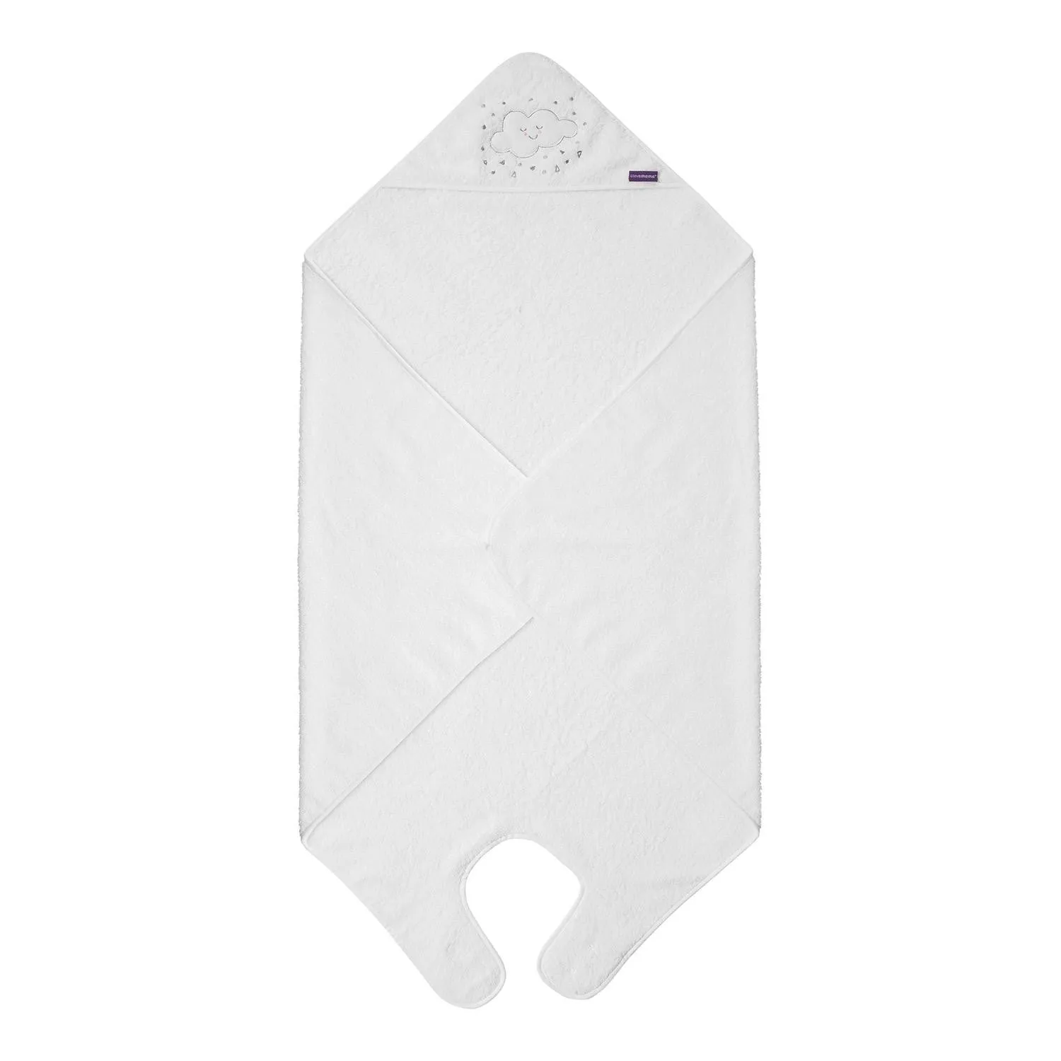 ClevaMama Apron Baby Hooded Bath Towel