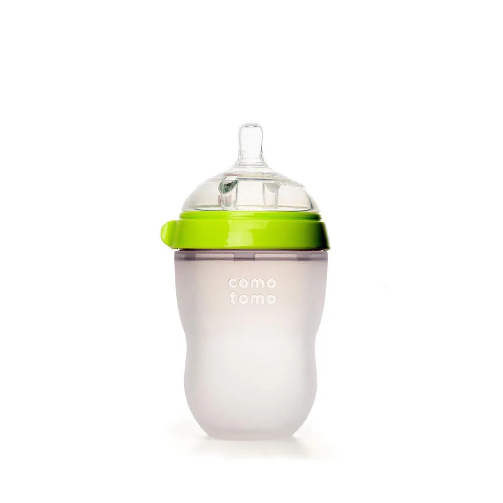 Comotomo Silicone Baby Bottle 250ml Green