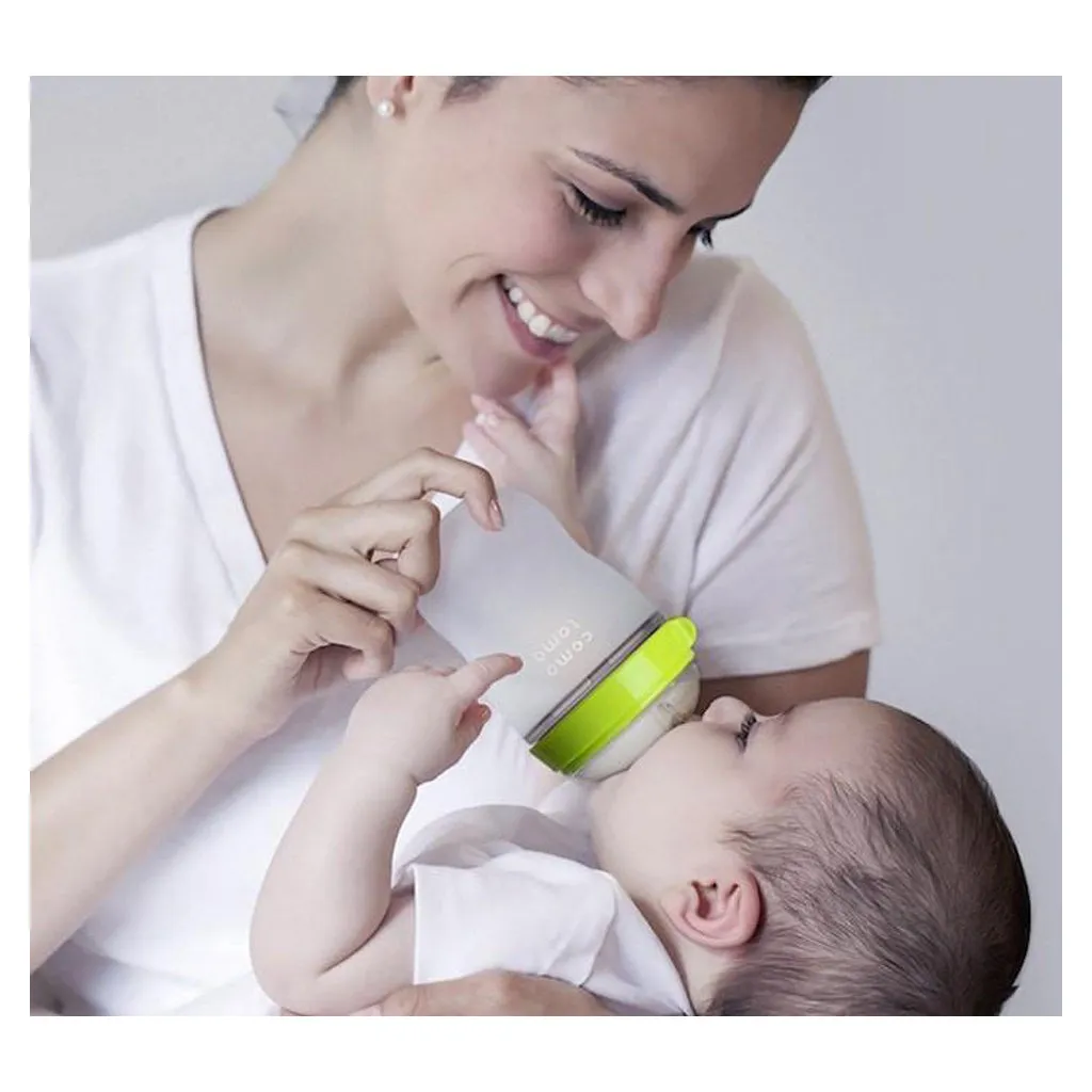 Comotomo Silicone Baby Bottle 250ml Green