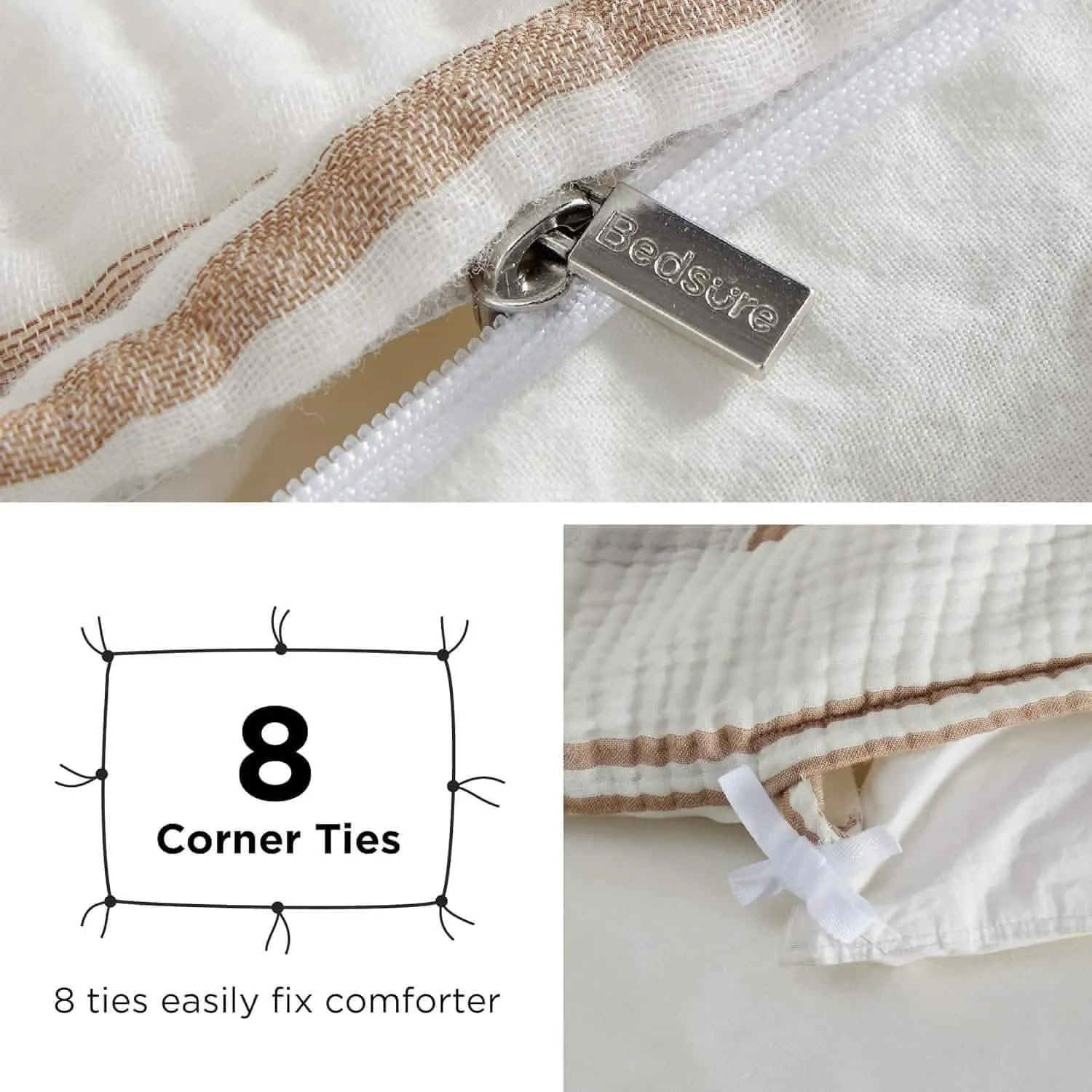 Cotton Muslin Duvet Cover Set